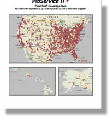 ProServceIT Nationwide Coverage Map